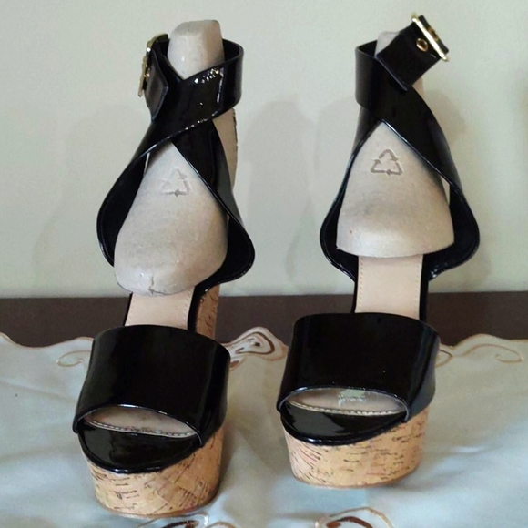 Sz 8 Colin Stuart Platform Wedges - Picture 2 of 7